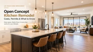 Open Concept Kitchen Remodel in Las Vegas